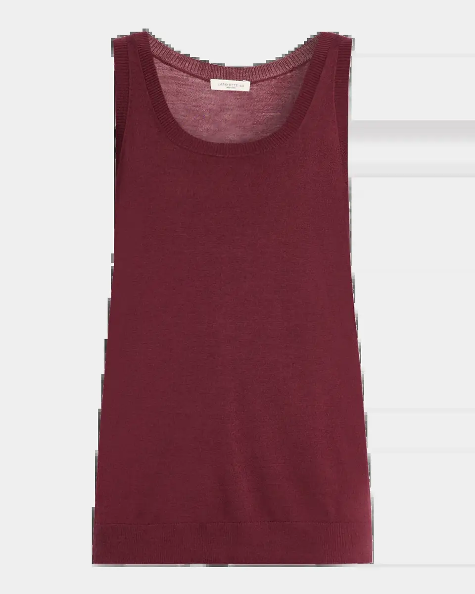 Lafayette 148 New York Superfine Merino Wool Sweater Tank | Thumbnail 2