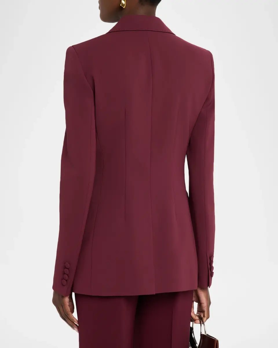 Lafayette 148 New York Single-Button Finesse Crepe Blazer | Thumbnail 3 Lafayette 148 New York Single-Button Finesse Crepe Blazer | Thumbnail 3
