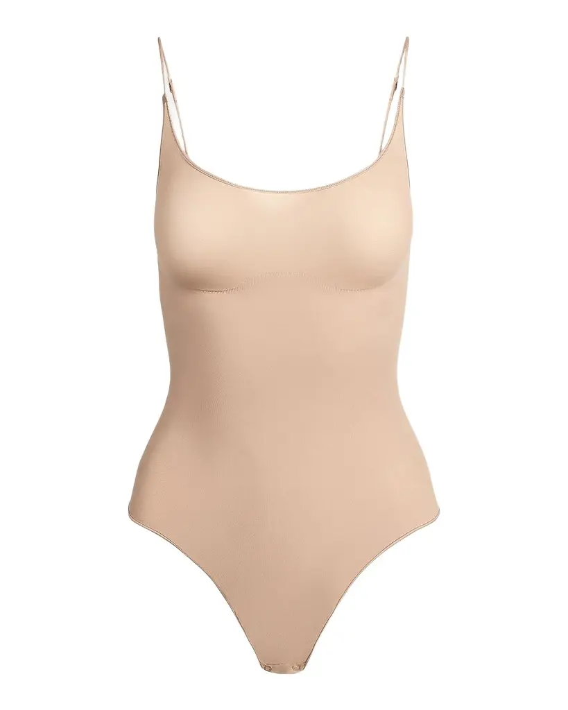 Skims Sheer Seamless Smoothing Thong Bodysuit