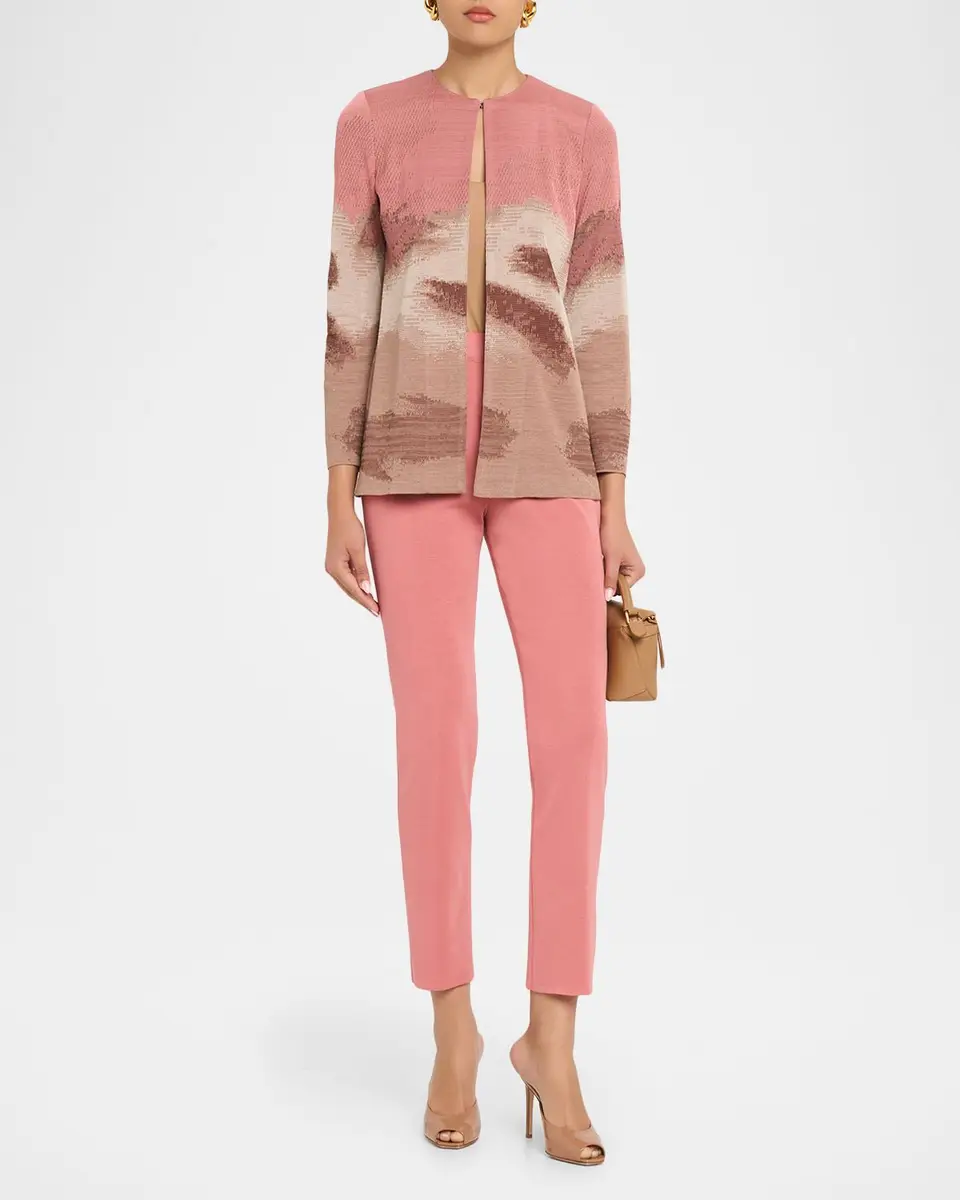 Misook Nancy Mylana Knit Slim-Leg Pants | Thumbnail 2