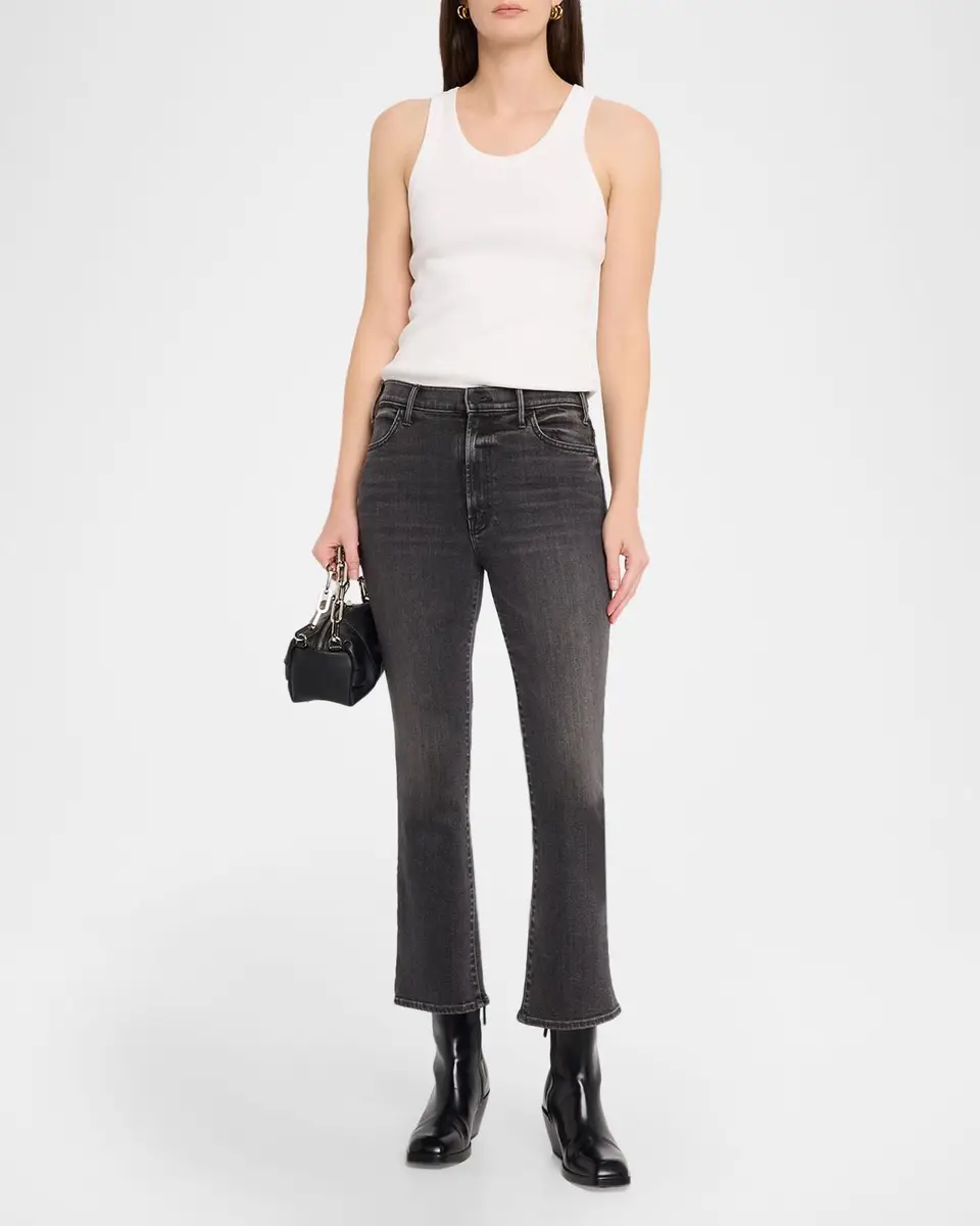 Mother The Hustler Sneak Ankle Flare Jeans | Thumbnail 2 Mother The Hustler Sneak Ankle Flare Jeans | Thumbnail 2