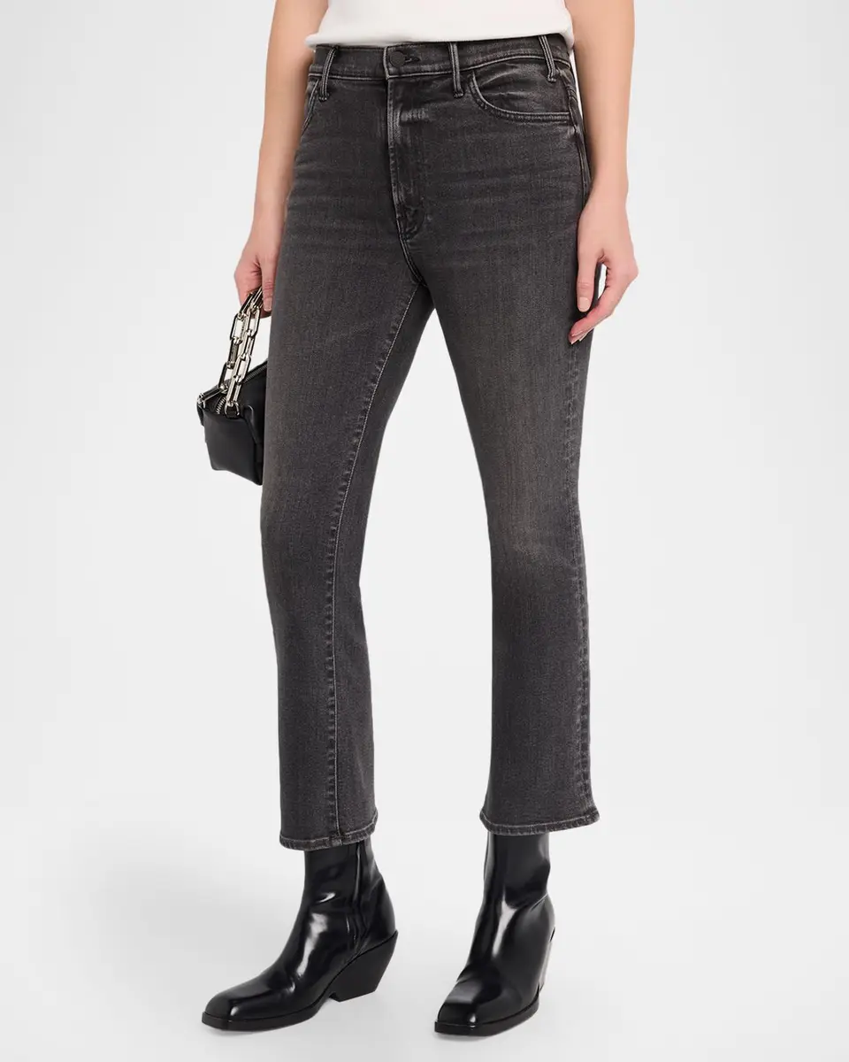 Mother The Hustler Sneak Ankle Flare Jeans | Thumbnail 4 Mother The Hustler Sneak Ankle Flare Jeans | Thumbnail 4