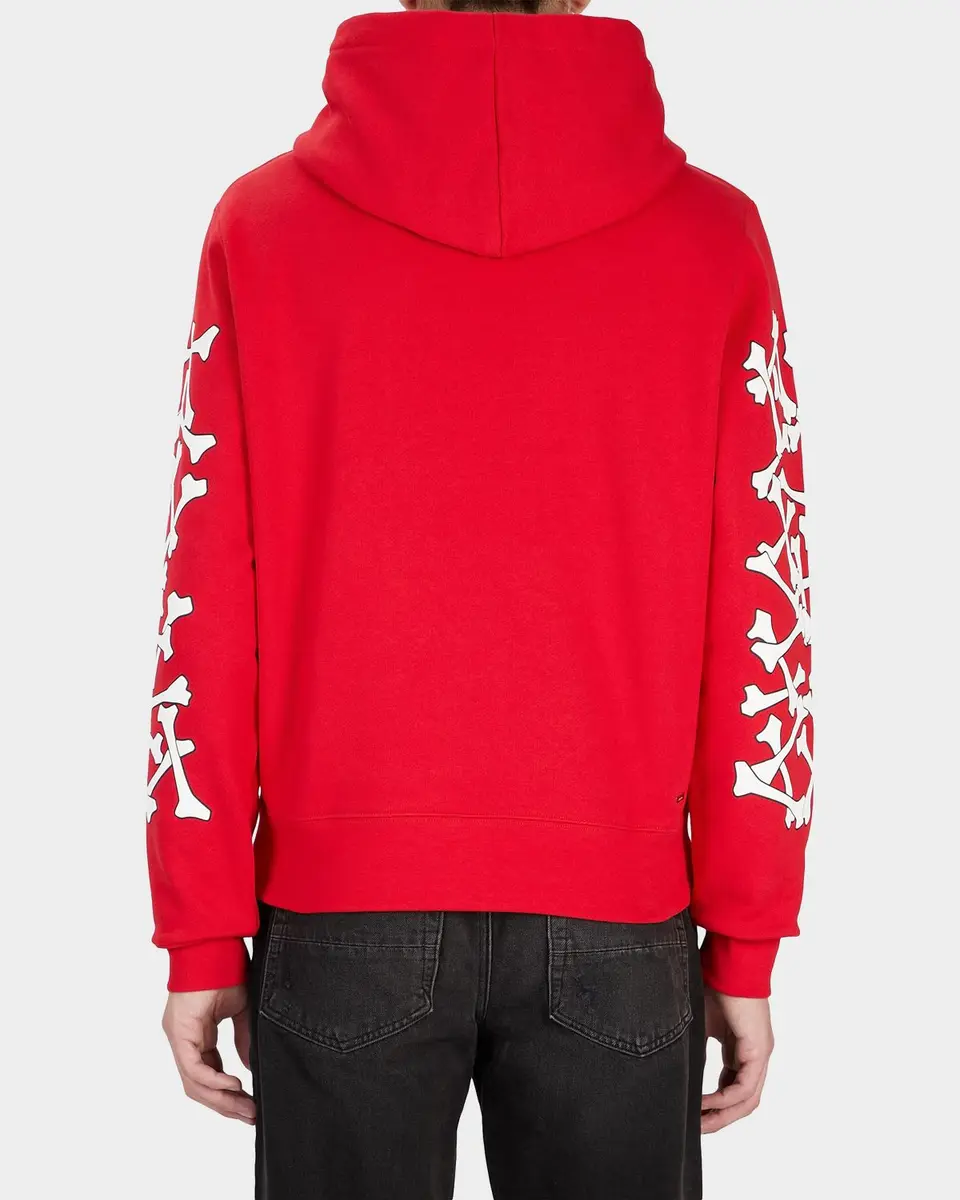 AMIRI Men's Stacked Bones Cotton Hoodie | Thumbnail 5