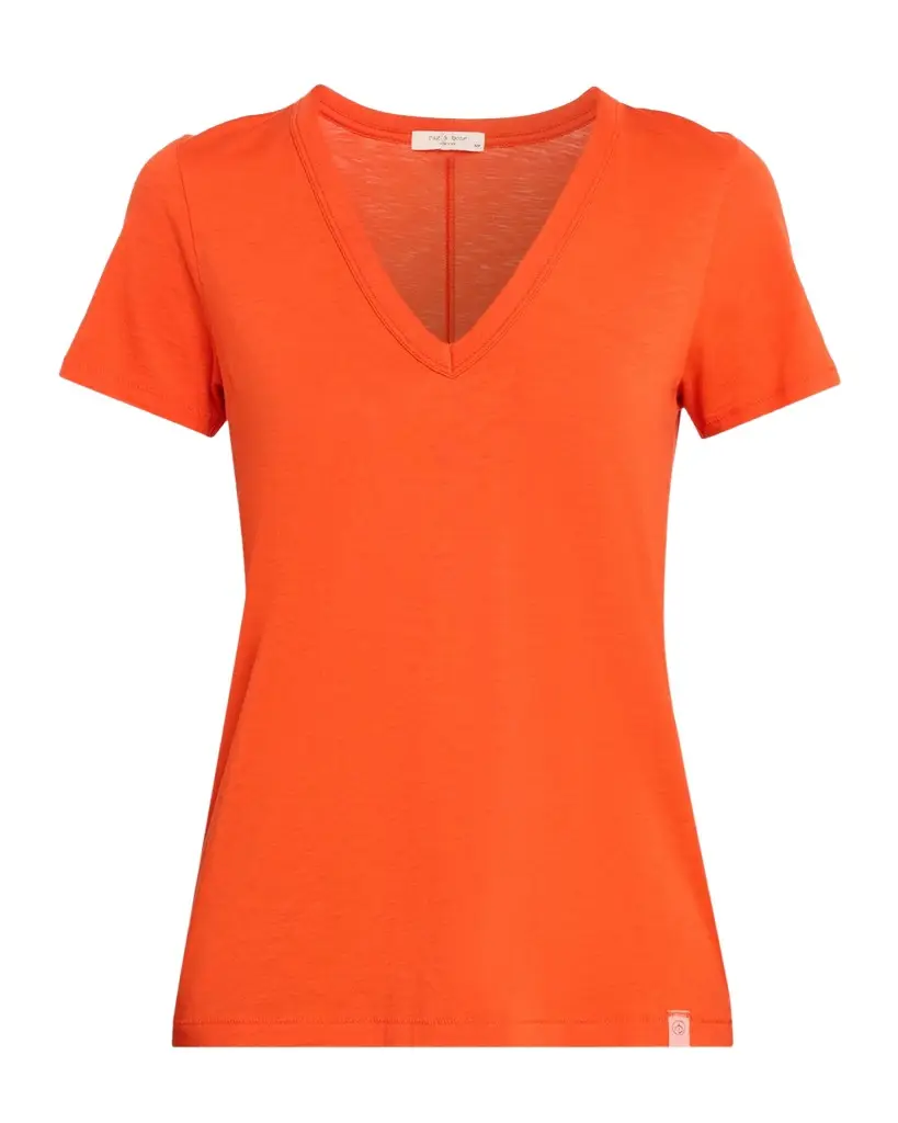 rag & bone The Slub Vee T-Shirt | Image 1 rag & bone The Slub Vee T-Shirt | Image 1