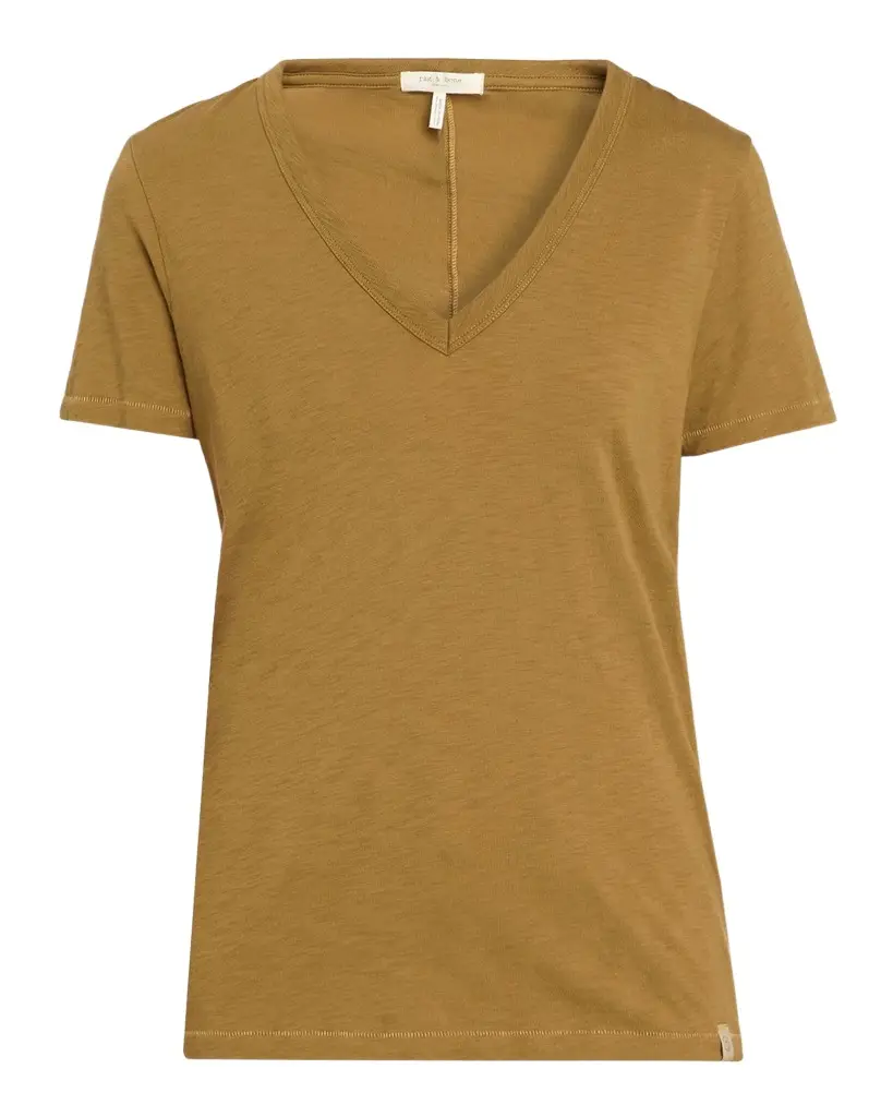 rag & bone The Slub Vee T-Shirt | Image 1 rag & bone The Slub Vee T-Shirt | Image 1
