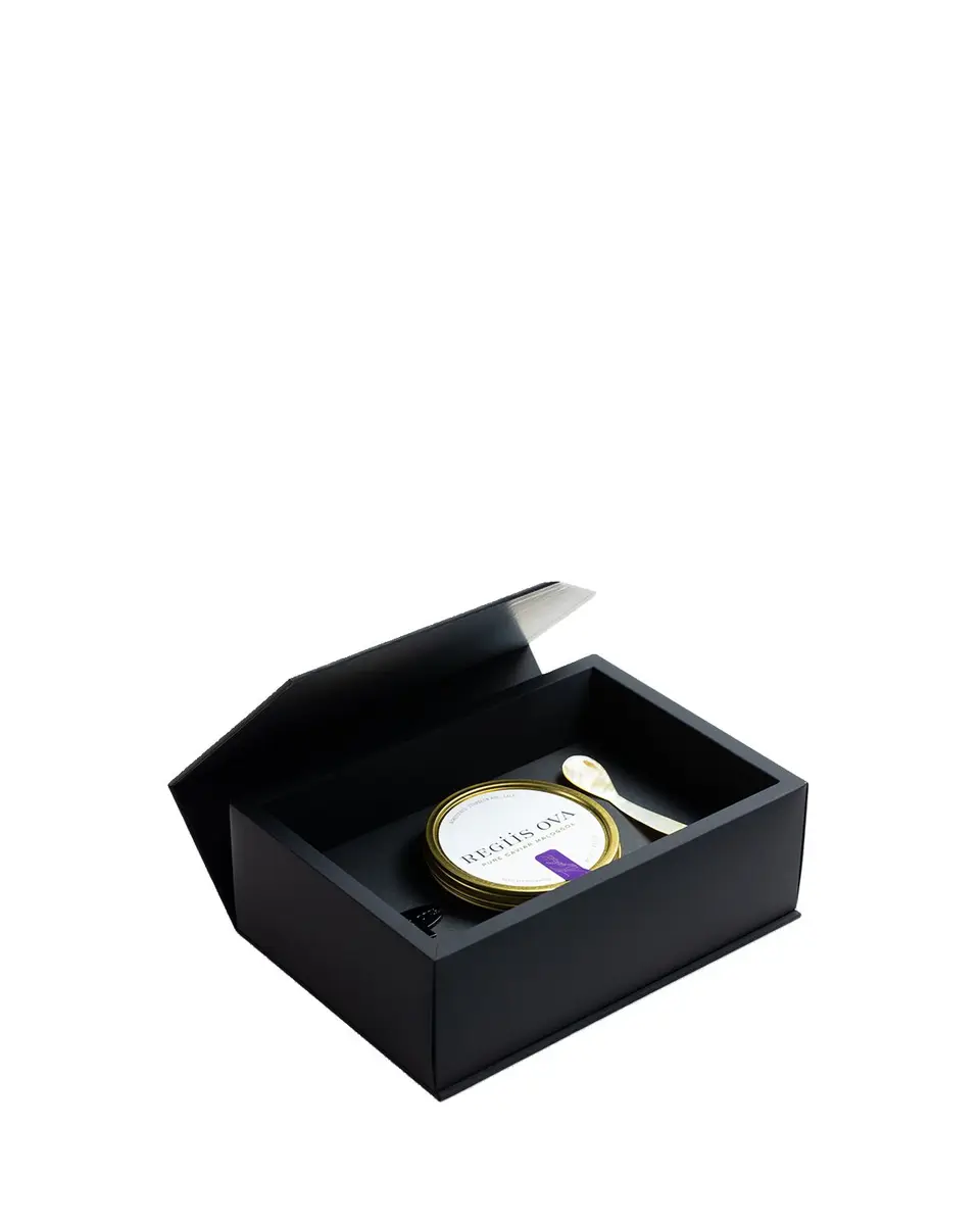 Regiis Ova The Royal Kaluga Hybrid Classic Caviar Gift Box, 8.8 oz. (250 g) | Thumbnail 3 Regiis Ova The Royal Kaluga Hybrid Classic Caviar Gift Box, 8.8 oz. (250 g) | Thumbnail 3