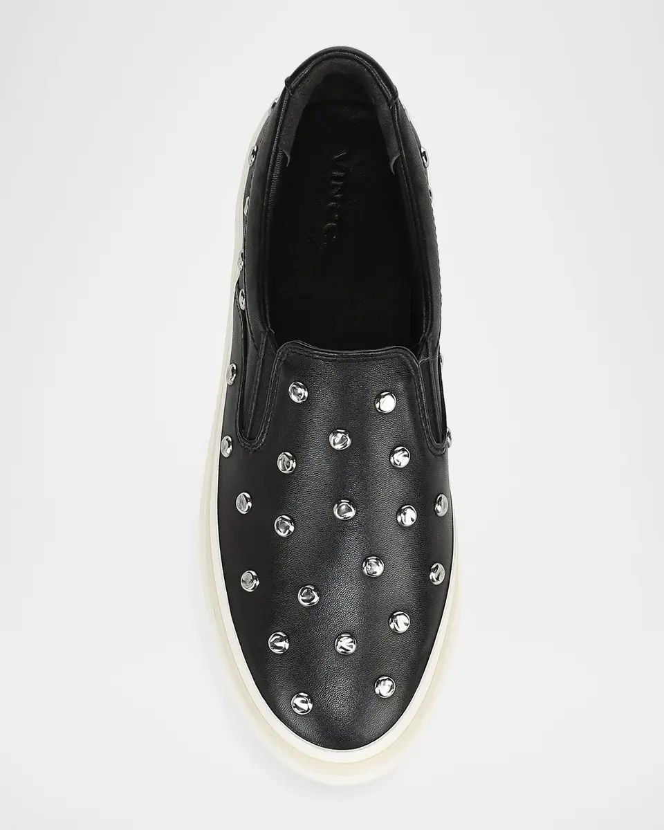Vince Blair 30MM Studded Leather Loafers | Thumbnail 4 Vince Blair 30MM Studded Leather Loafers | Thumbnail 4