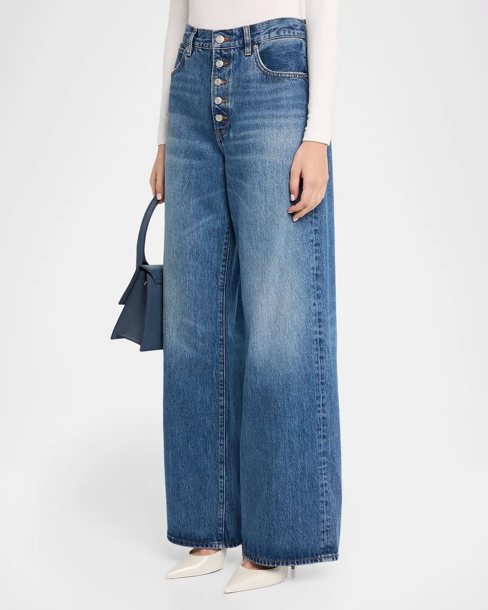 Frame The Loose Exposed Button-Fly Jeans | Thumbnail 4
