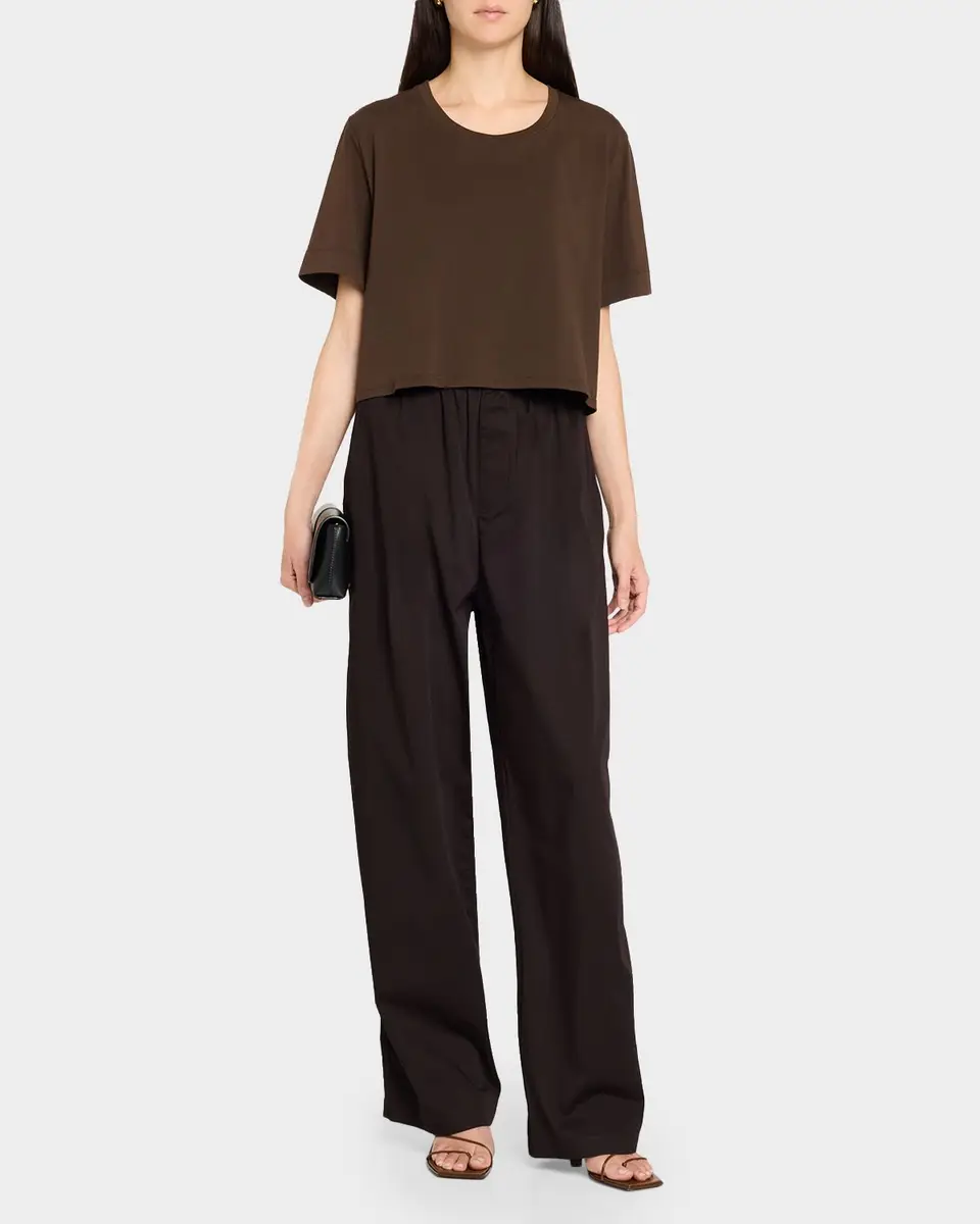 A.L.C. Kali Cropped Cotton Tee | Thumbnail 2 A.L.C. Kali Cropped Cotton Tee | Thumbnail 2