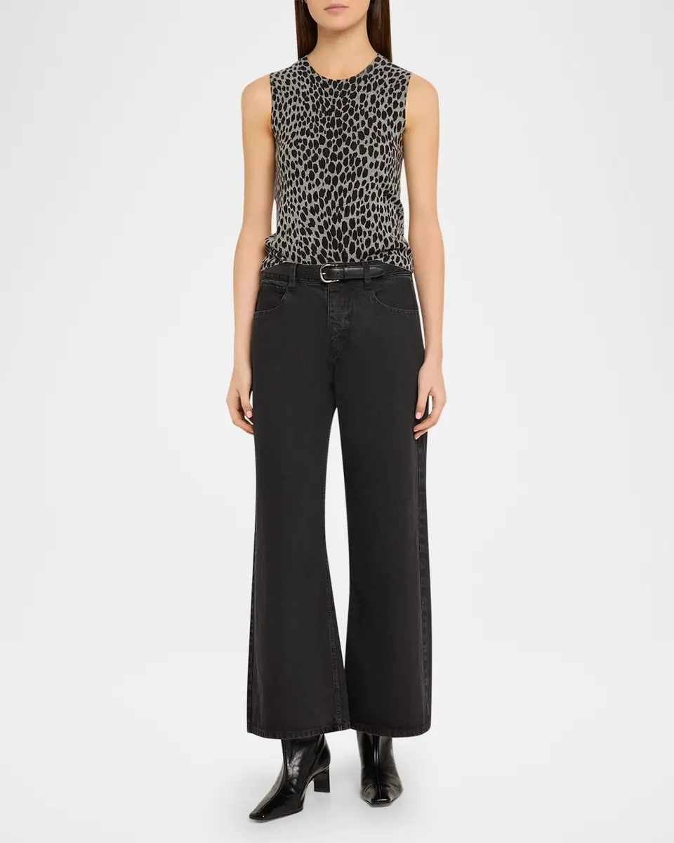 Nili Lotan Nessa Cheetah Cashmere Sweater Tank | Thumbnail 2