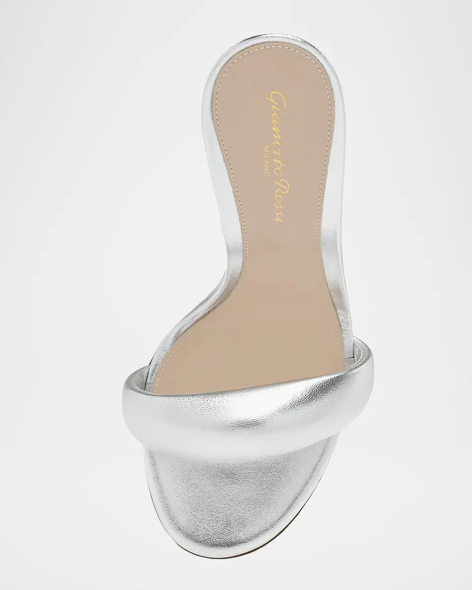 Gianvito Rossi Bijoux 85MM Leather Mules | Thumbnail 3 Gianvito Rossi Bijoux 85MM Leather Mules | Thumbnail 3