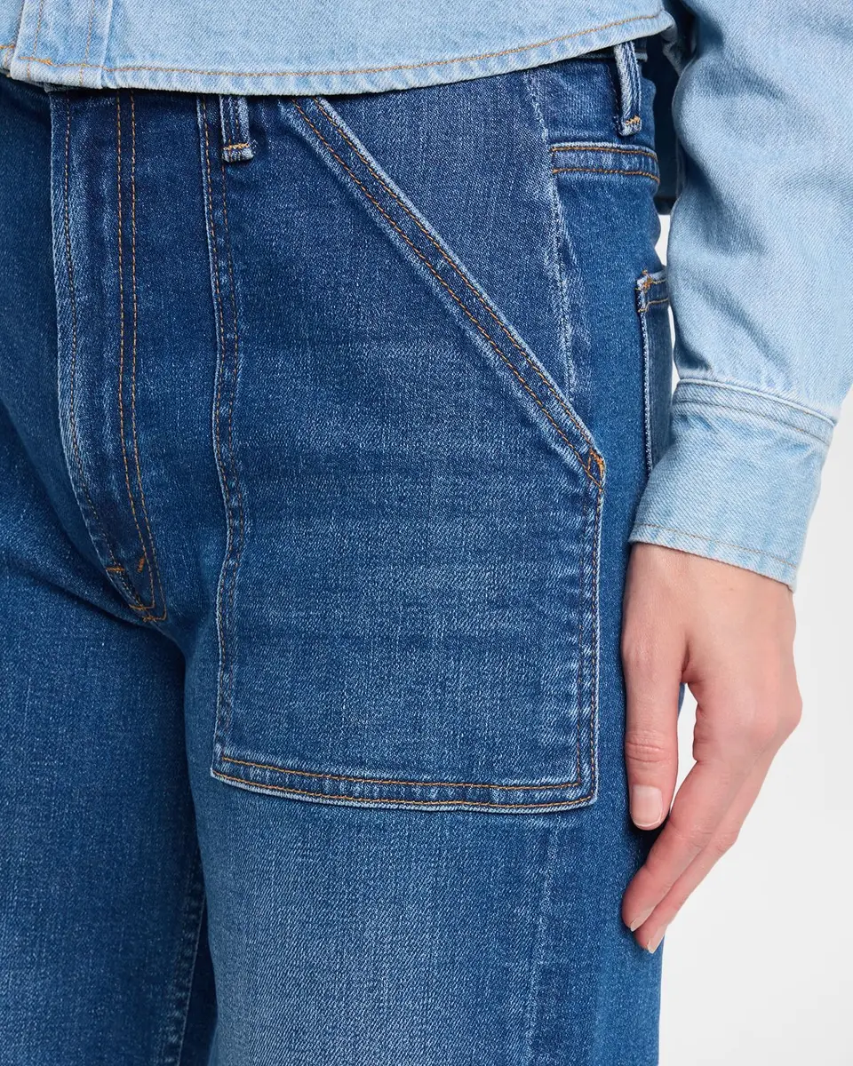 Mother The Patch Maven Sneak Wide-Leg Jeans | Thumbnail 5