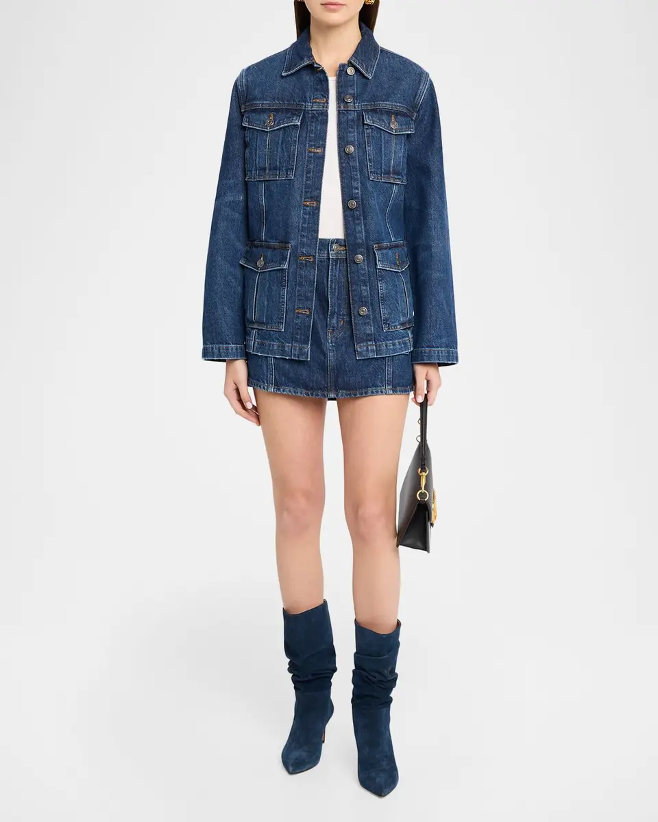 Frame The Denim Utility Jacket | Thumbnail 2 Frame The Denim Utility Jacket | Thumbnail 2