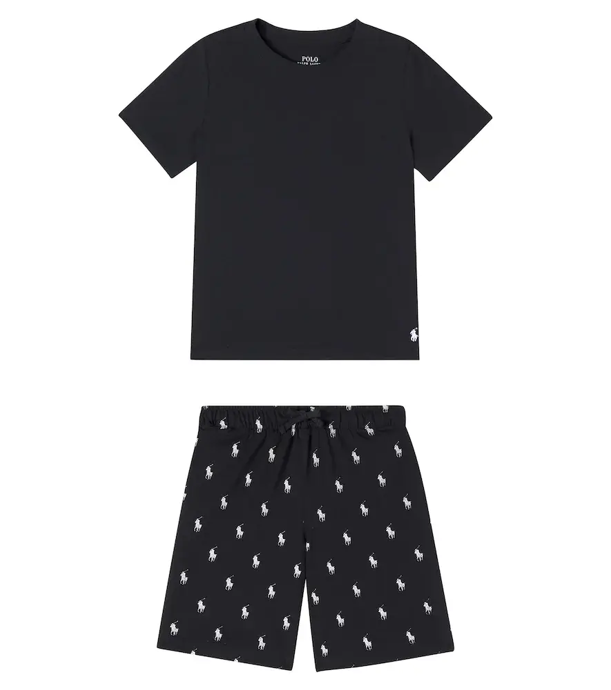 Polo Ralph Lauren Kids Pony cotton jersey pajamas | Image 1 Polo Ralph Lauren Kids Pony cotton jersey pajamas | Image 1
