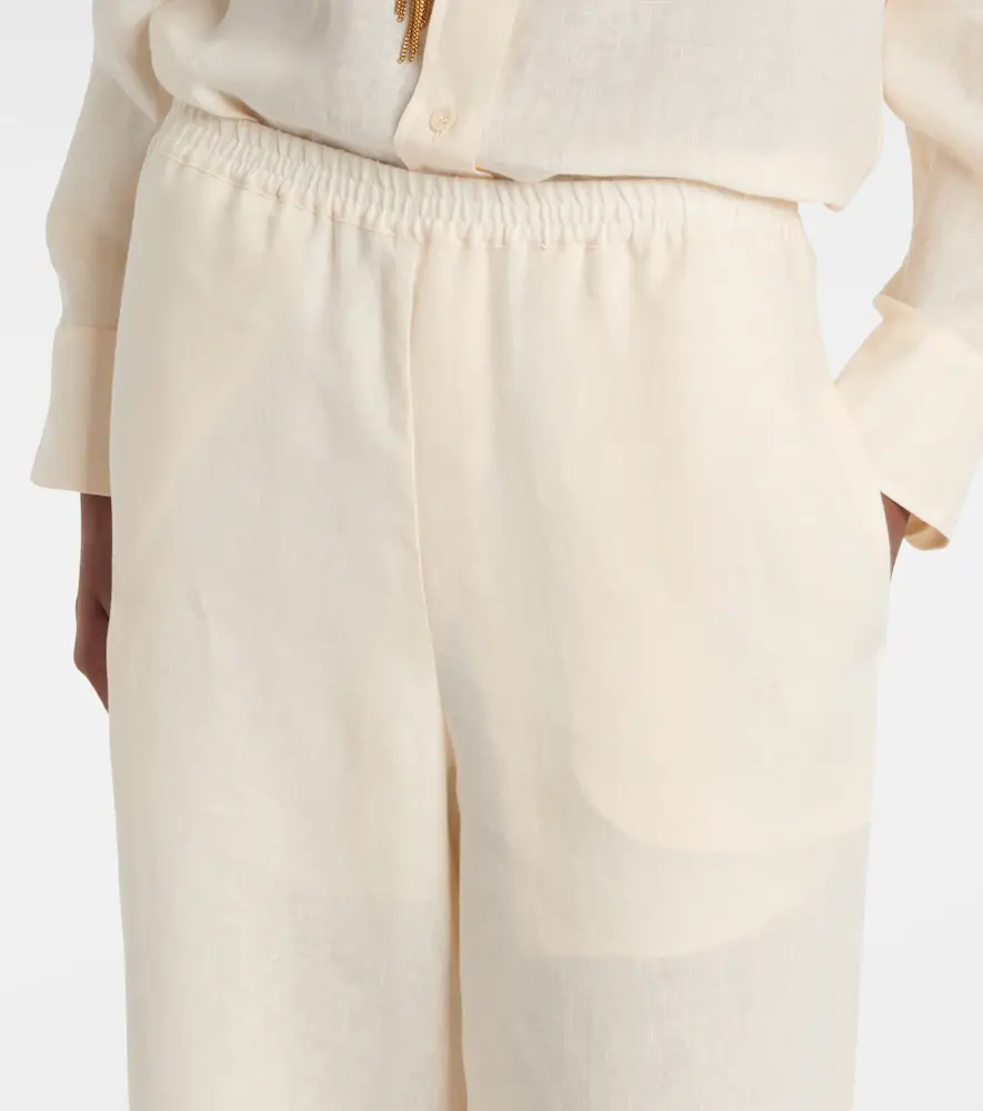 Eres Select linen wide-leg pants | Thumbnail 5 Eres Select linen wide-leg pants | Thumbnail 5