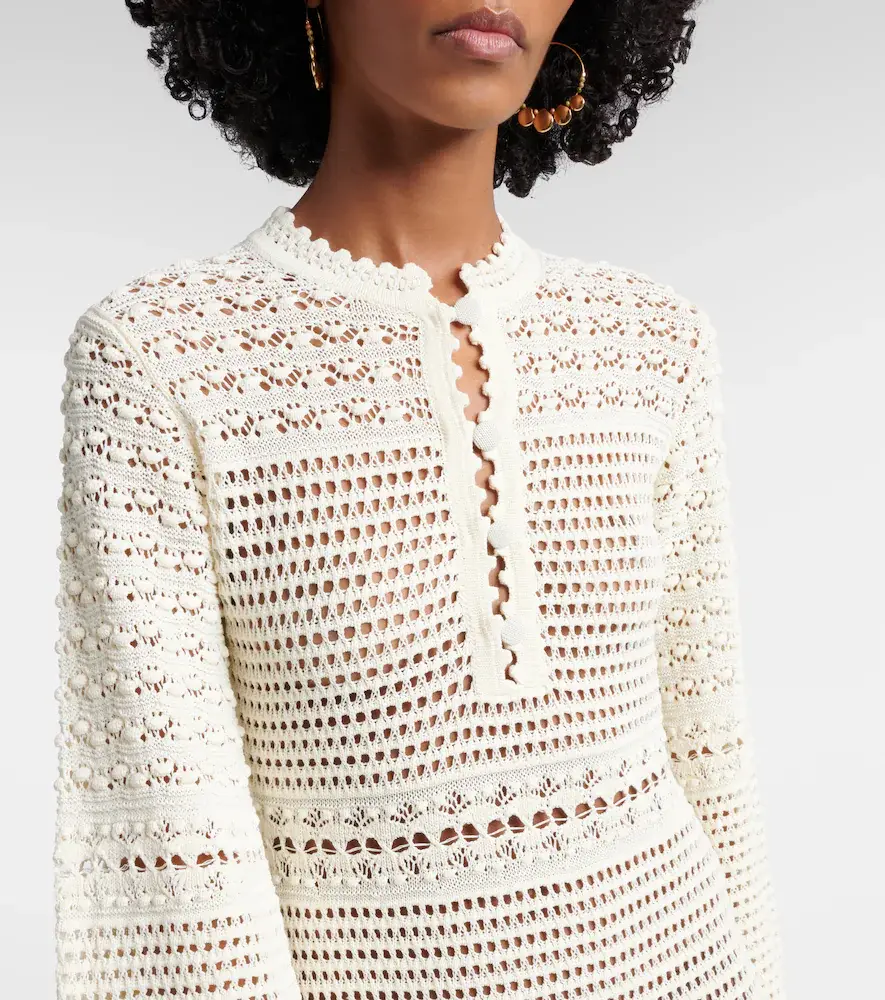 Eres Madone crochet midi dress | Thumbnail 2 Eres Madone crochet midi dress | Thumbnail 2