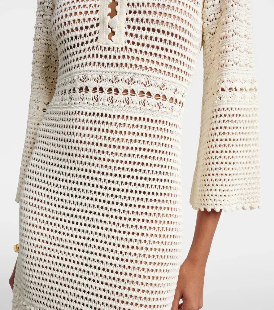 Eres Madone crochet midi dress | Thumbnail 3 Eres Madone crochet midi dress | Thumbnail 3