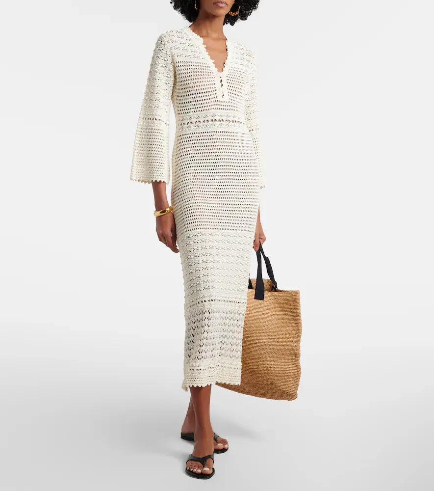 Eres Madone crochet midi dress | Thumbnail 4 Eres Madone crochet midi dress | Thumbnail 4