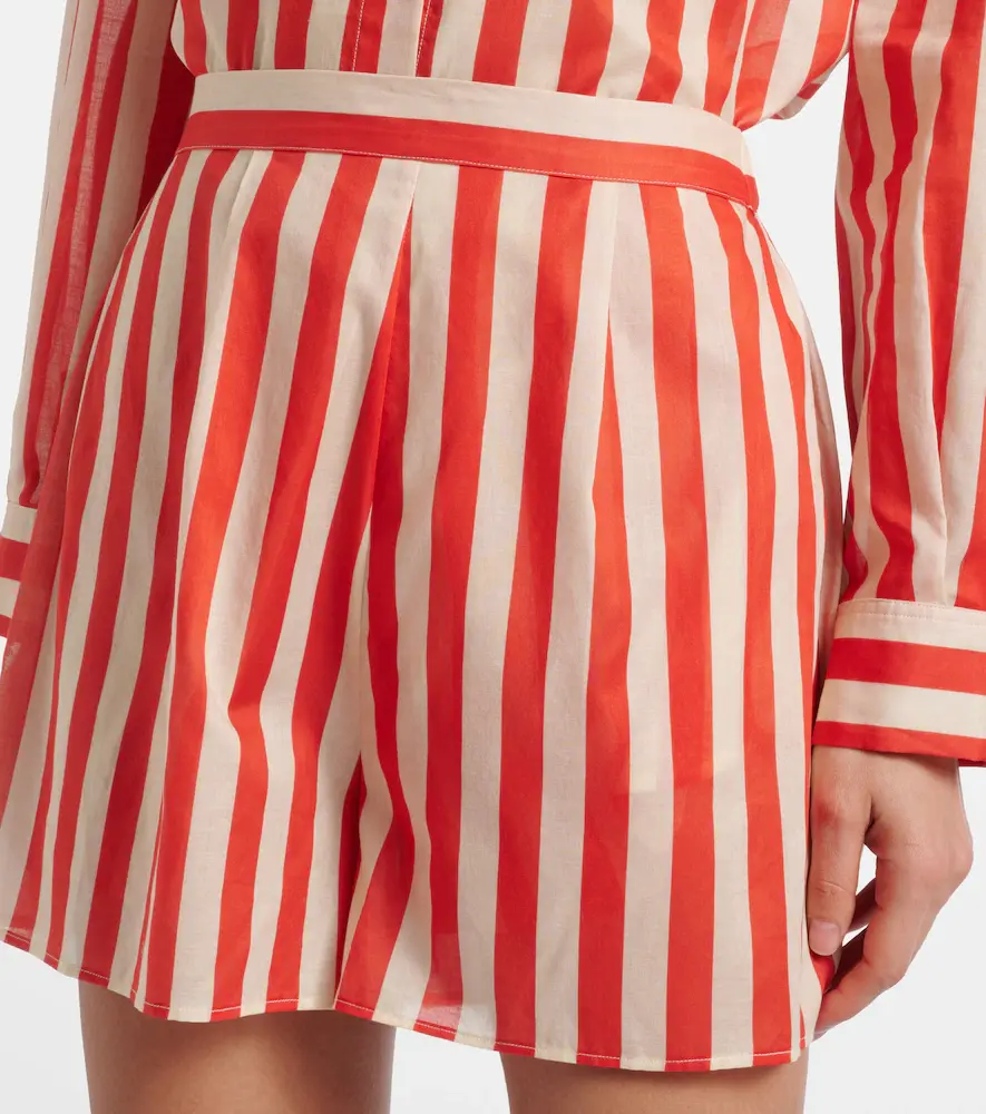 Eres Twins striped cotton voile shorts | Thumbnail 5 Eres Twins striped cotton voile shorts | Thumbnail 5
