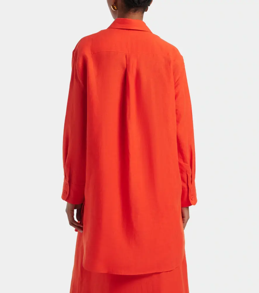 Eres Mignonnette oversized linen shirt | Thumbnail 2 Eres Mignonnette oversized linen shirt | Thumbnail 2