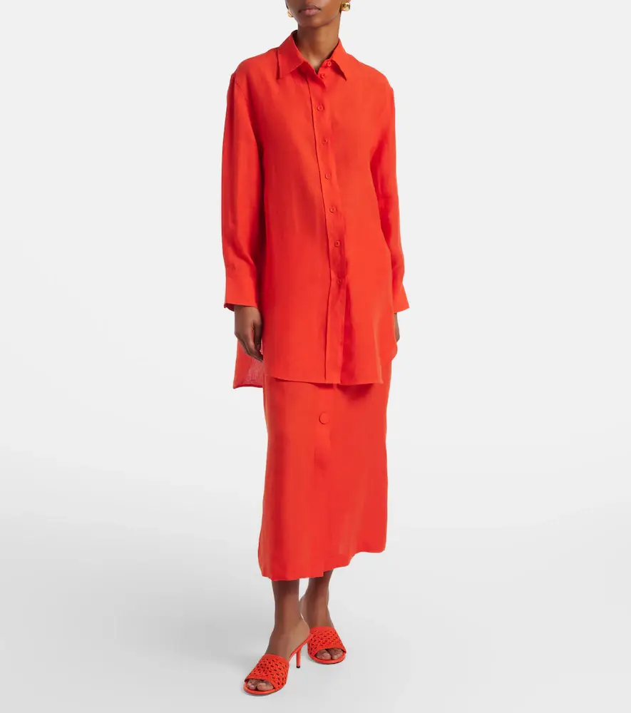 Eres Mignonnette oversized linen shirt | Thumbnail 6 Eres Mignonnette oversized linen shirt | Thumbnail 6
