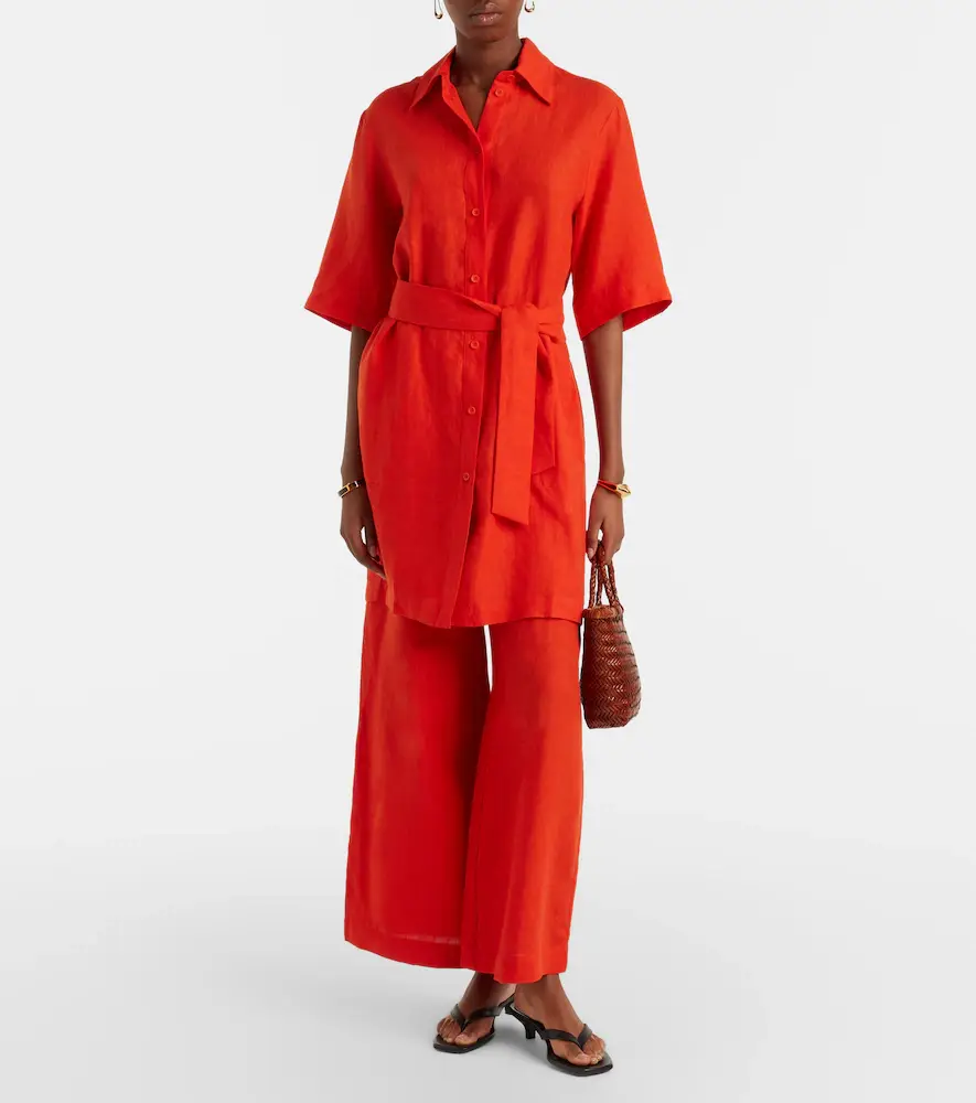 Eres Séducteur linen shirt dress | Thumbnail 3 Eres Séducteur linen shirt dress | Thumbnail 3