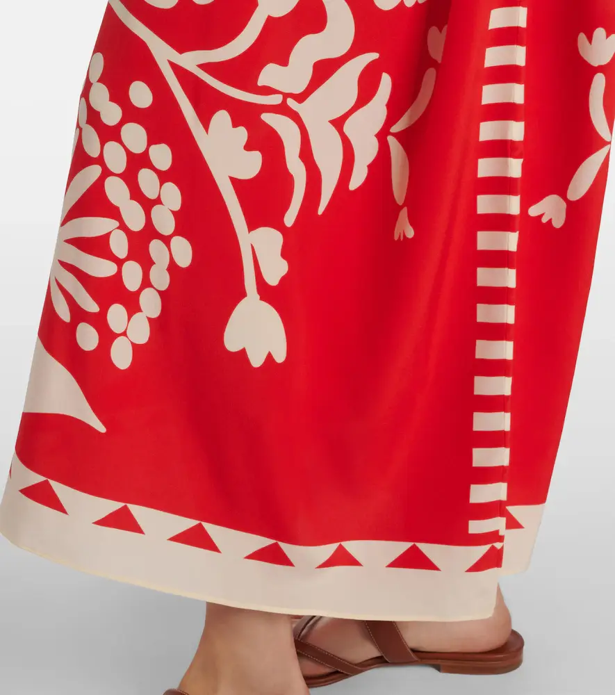Eres Holi belted printed silk kaftan | Thumbnail 2 Eres Holi belted printed silk kaftan | Thumbnail 2