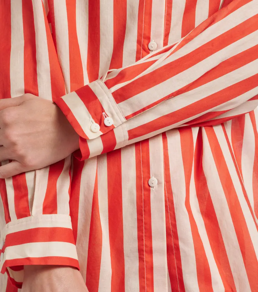 Eres Duetto striped cotton voile shirt | Thumbnail 2 Eres Duetto striped cotton voile shirt | Thumbnail 2