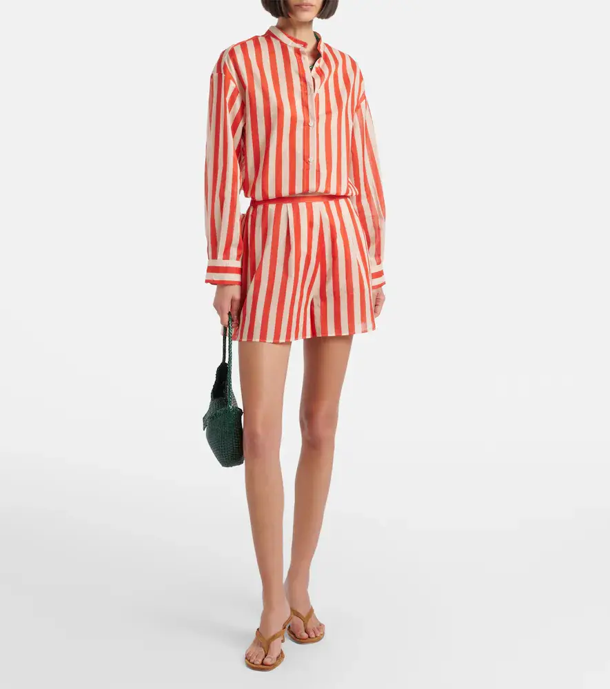 Eres Duetto striped cotton voile shirt | Thumbnail 5 Eres Duetto striped cotton voile shirt | Thumbnail 5