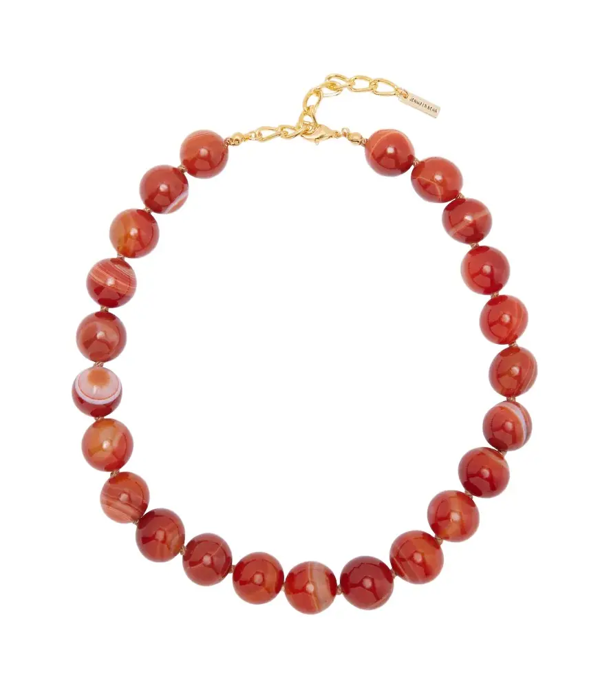 Jennifer Behr Louisa 18kt gold-plated embellished necklace | Image 1 Jennifer Behr Louisa 18kt gold-plated embellished necklace | Image 1