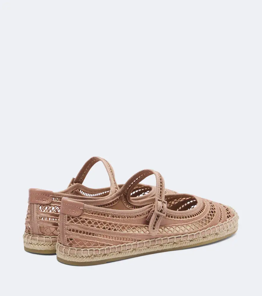 Tory Burch Open Weave Mary Jane satin espadrilles | Thumbnail 3 Tory Burch Open Weave Mary Jane satin espadrilles | Thumbnail 3