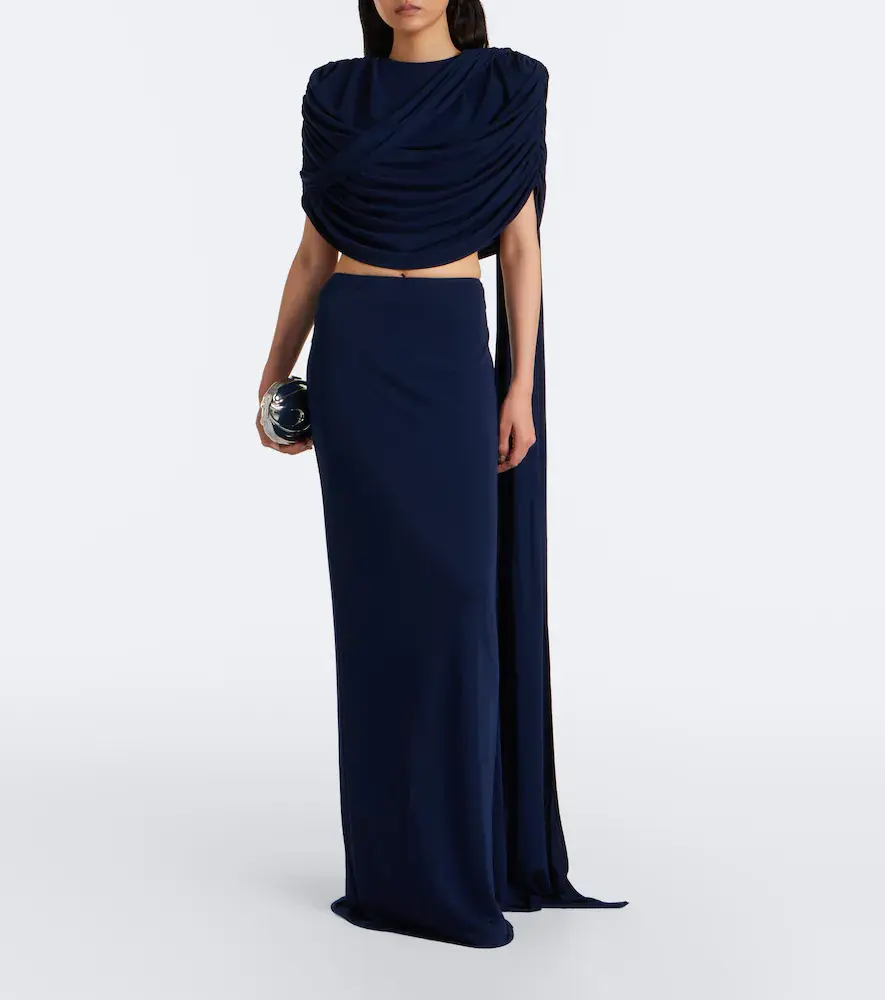 The New Arrivals Ilkyaz Ozel Khara draped top | Thumbnail 5 The New Arrivals Ilkyaz Ozel Khara draped top | Thumbnail 5