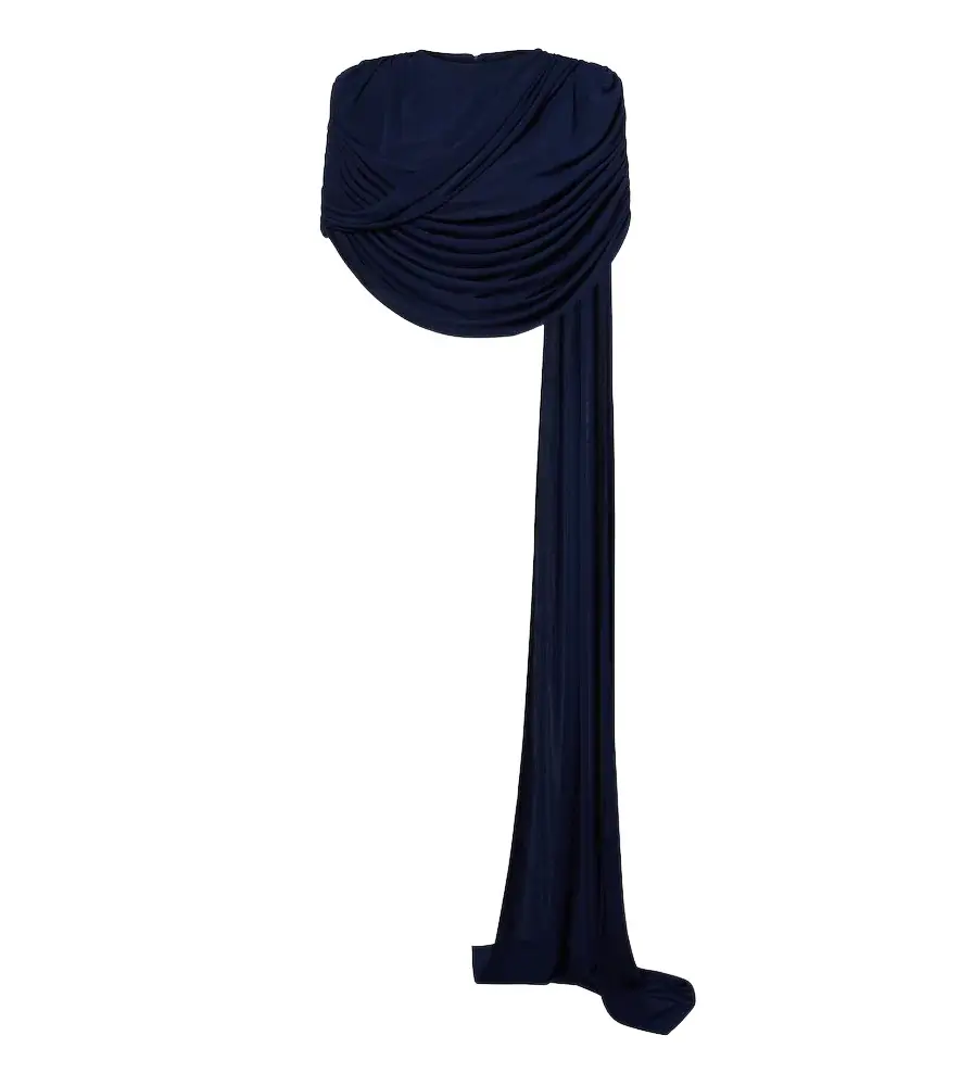 The New Arrivals Ilkyaz Ozel Khara draped top | Image 1 The New Arrivals Ilkyaz Ozel Khara draped top | Image 1