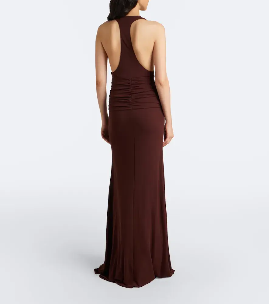 The New Arrivals Ilkyaz Ozel Siwa gathered ruched gown | Thumbnail 3 The New Arrivals Ilkyaz Ozel Siwa gathered ruched gown | Thumbnail 3