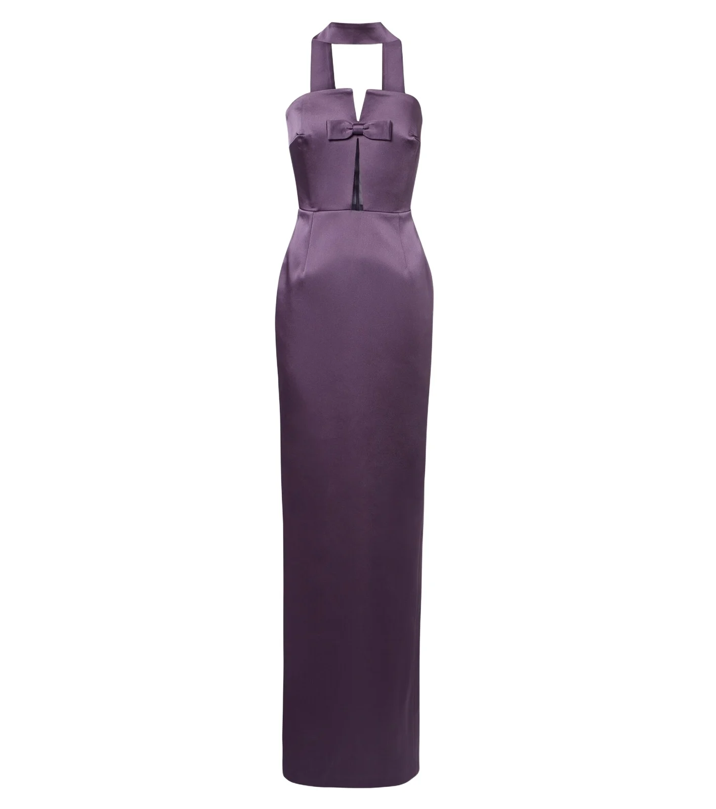 The New Arrivals Ilkyaz Ozel Noa scarf-detail satin gown