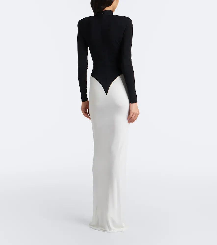 The New Arrivals Ilkyaz Ozel Darja ruched gown | Thumbnail 3