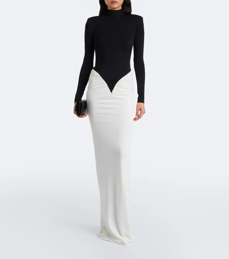 The New Arrivals Ilkyaz Ozel Darja ruched gown | Thumbnail 5