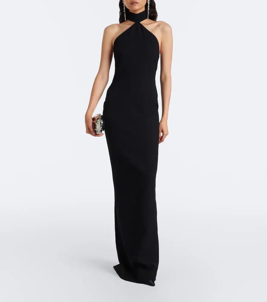 The New Arrivals Ilkyaz Ozel Kailash halterneck gown | Thumbnail 2
