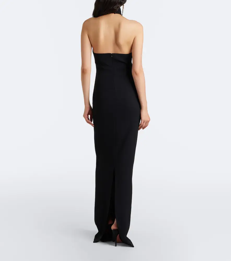 The New Arrivals Ilkyaz Ozel Kailash halterneck gown | Thumbnail 3