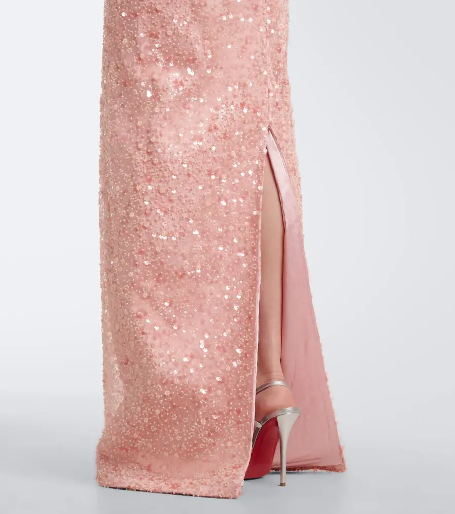 The New Arrivals Ilkyaz Ozel Nara sequined strapless gown | Thumbnail 4 The New Arrivals Ilkyaz Ozel Nara sequined strapless gown | Thumbnail 4