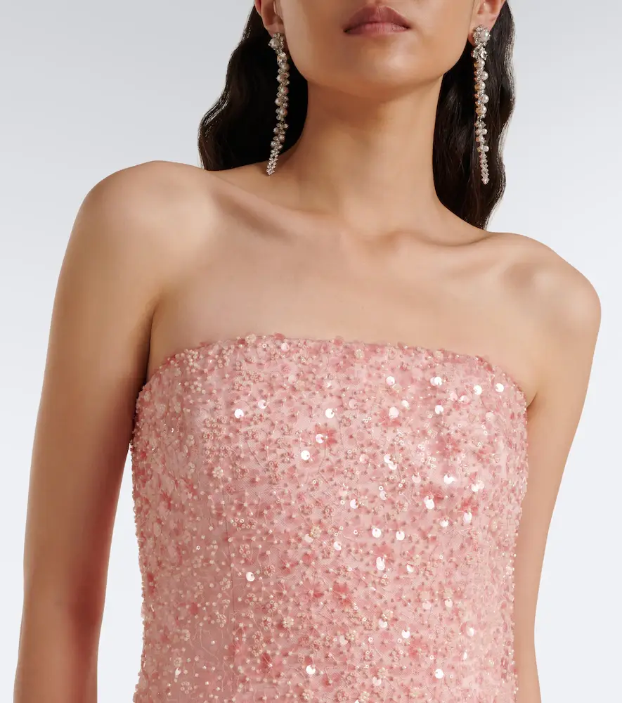The New Arrivals Ilkyaz Ozel Nara sequined strapless gown | Thumbnail 5 The New Arrivals Ilkyaz Ozel Nara sequined strapless gown | Thumbnail 5