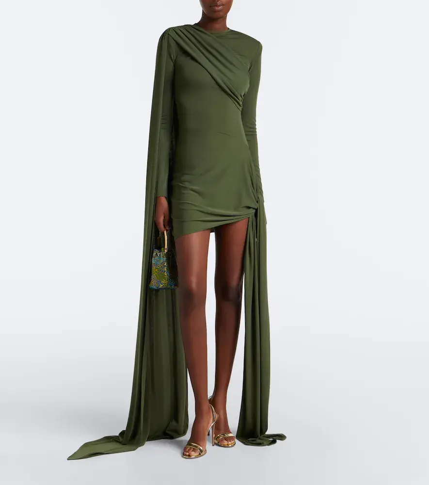 The New Arrivals Ilkyaz Ozel Draped gathered minidress | Thumbnail 3 The New Arrivals Ilkyaz Ozel Draped gathered minidress | Thumbnail 3