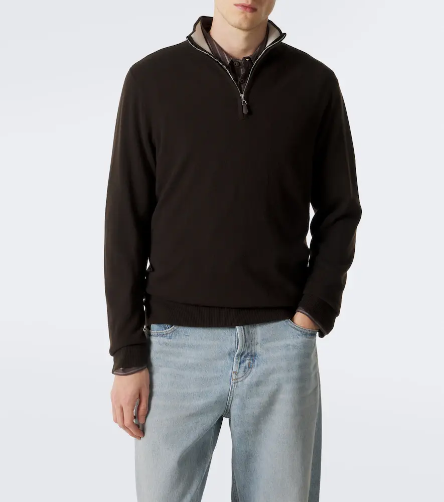 Arch4 Mr Fenchurch cashmere half-zip sweater | Thumbnail 2 Arch4 Mr Fenchurch cashmere half-zip sweater | Thumbnail 2