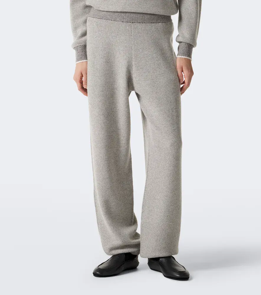 Arch4 Mr Banksy cashmere wide-leg pants | Thumbnail 4 Arch4 Mr Banksy cashmere wide-leg pants | Thumbnail 4