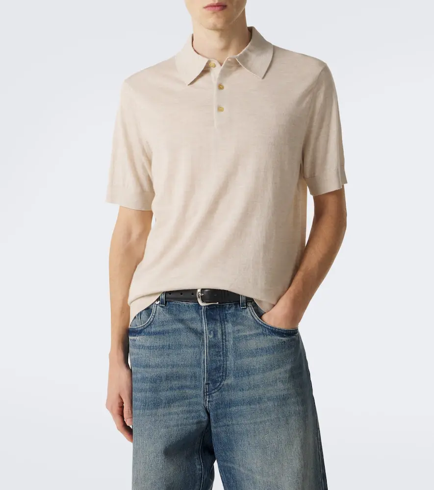 Arch4 Mr Ascot cashmere polo shirt | Thumbnail 4 Arch4 Mr Ascot cashmere polo shirt | Thumbnail 4