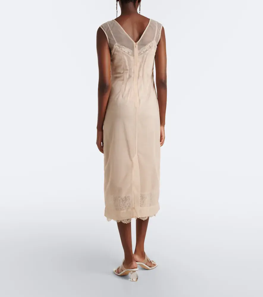Simone Rocha Embellished floral-appliqué tulle midi dress | Thumbnail 4 Simone Rocha Embellished floral-appliqué tulle midi dress | Thumbnail 4