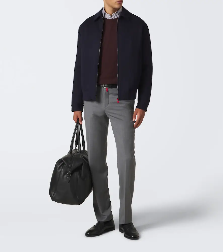 Kiton Wool bomber jacket | Thumbnail 6 Kiton Wool bomber jacket | Thumbnail 6