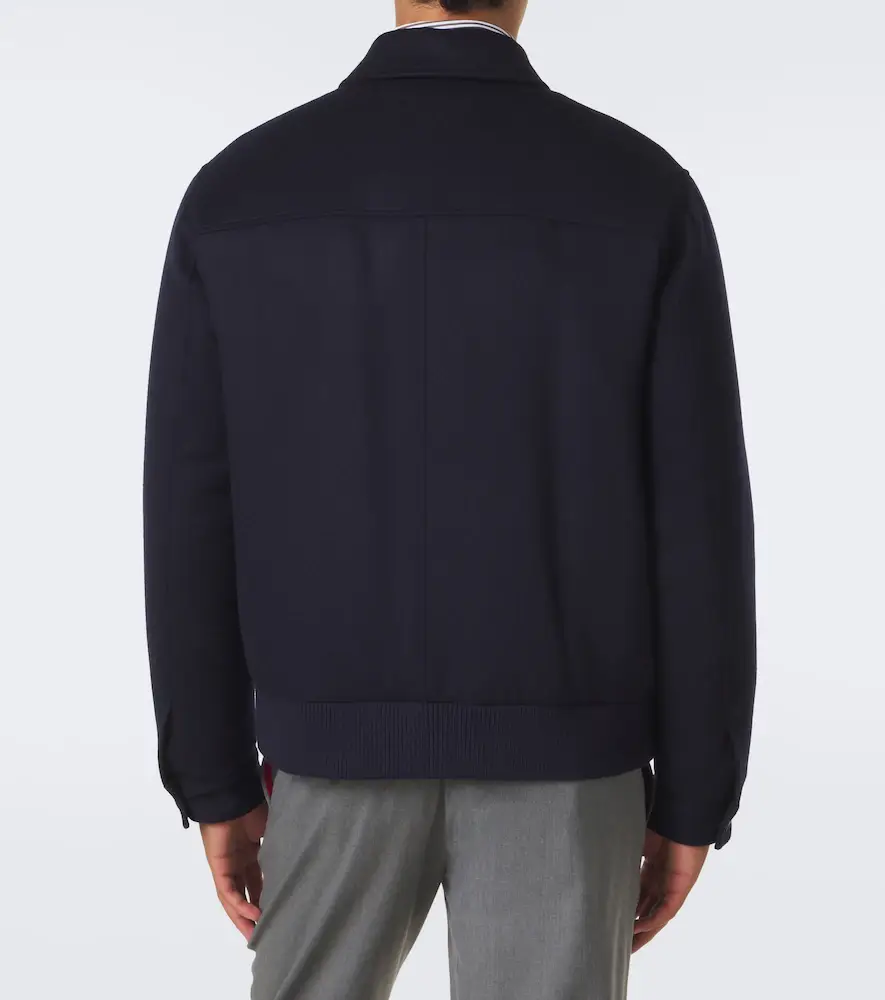 Kiton Wool bomber jacket | Thumbnail 8 Kiton Wool bomber jacket | Thumbnail 8