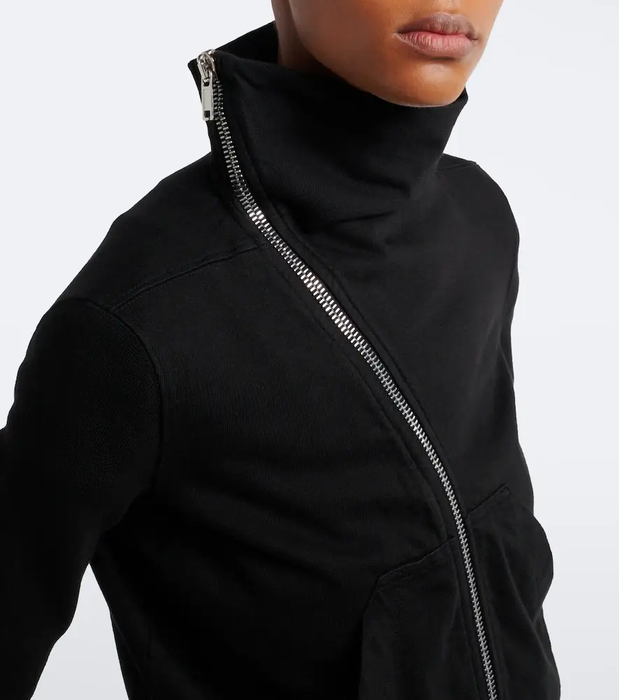 Rick Owens DRKSHDW Mountain cotton zip-up sweatshirt | Thumbnail 2 Rick Owens DRKSHDW Mountain cotton zip-up sweatshirt | Thumbnail 2