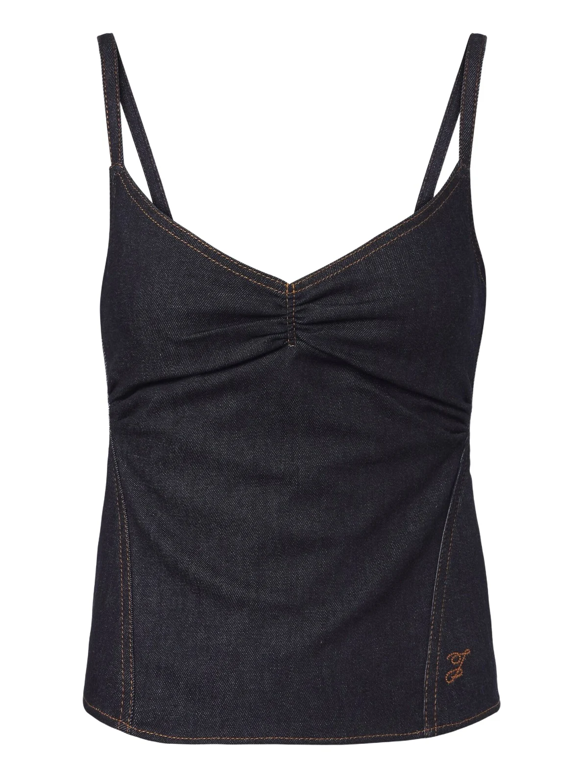 Pina de-Nîmes gathered denim top